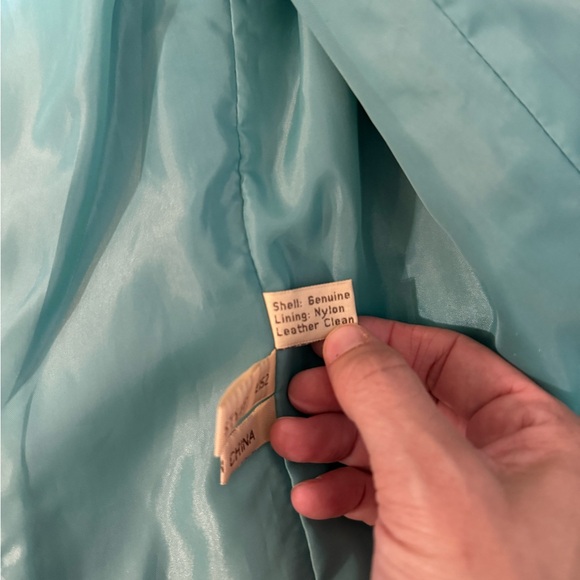 Scully Turquoise Fringe Leather Jacket - Picture 3 of 4